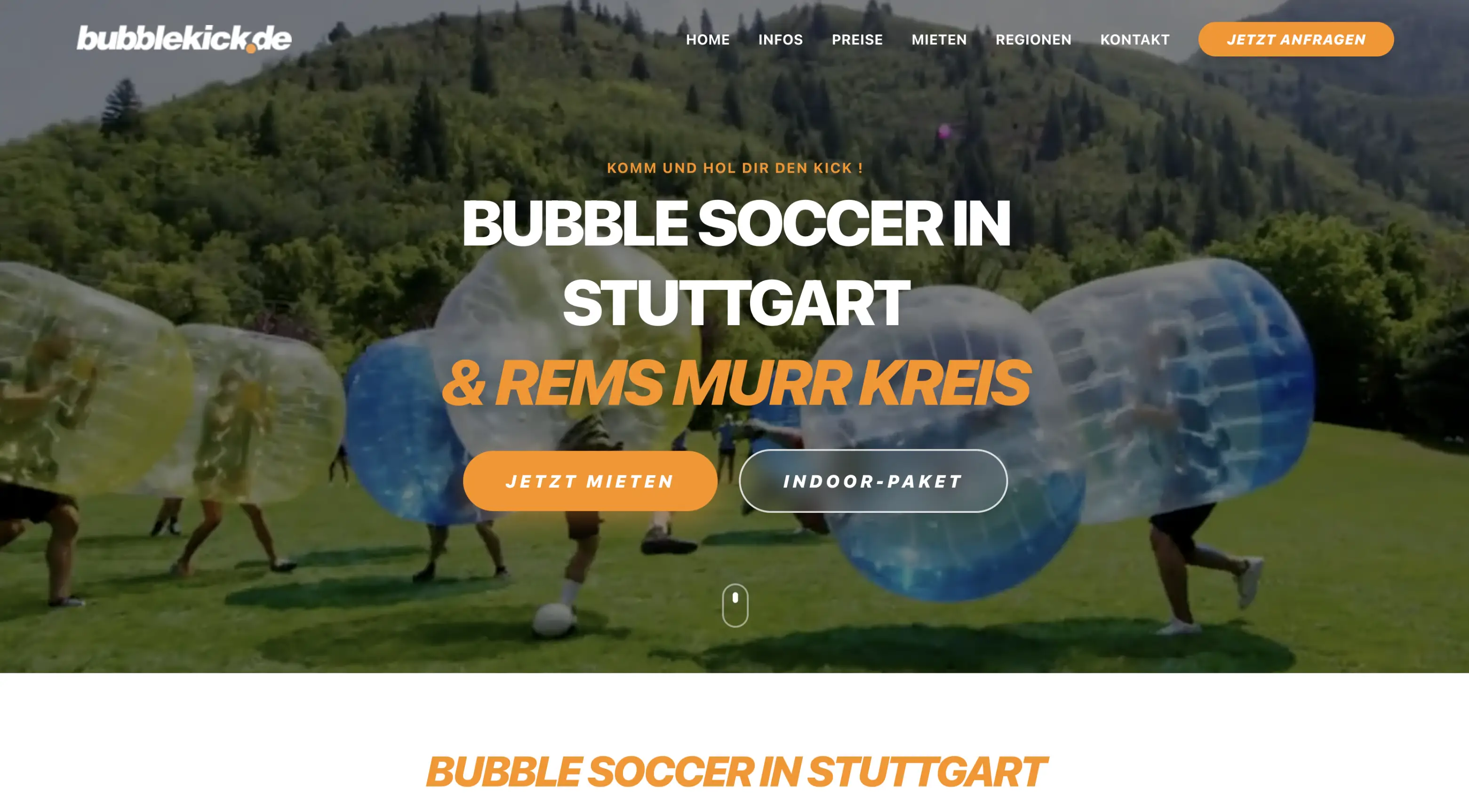 Bubblekick Stuttgart