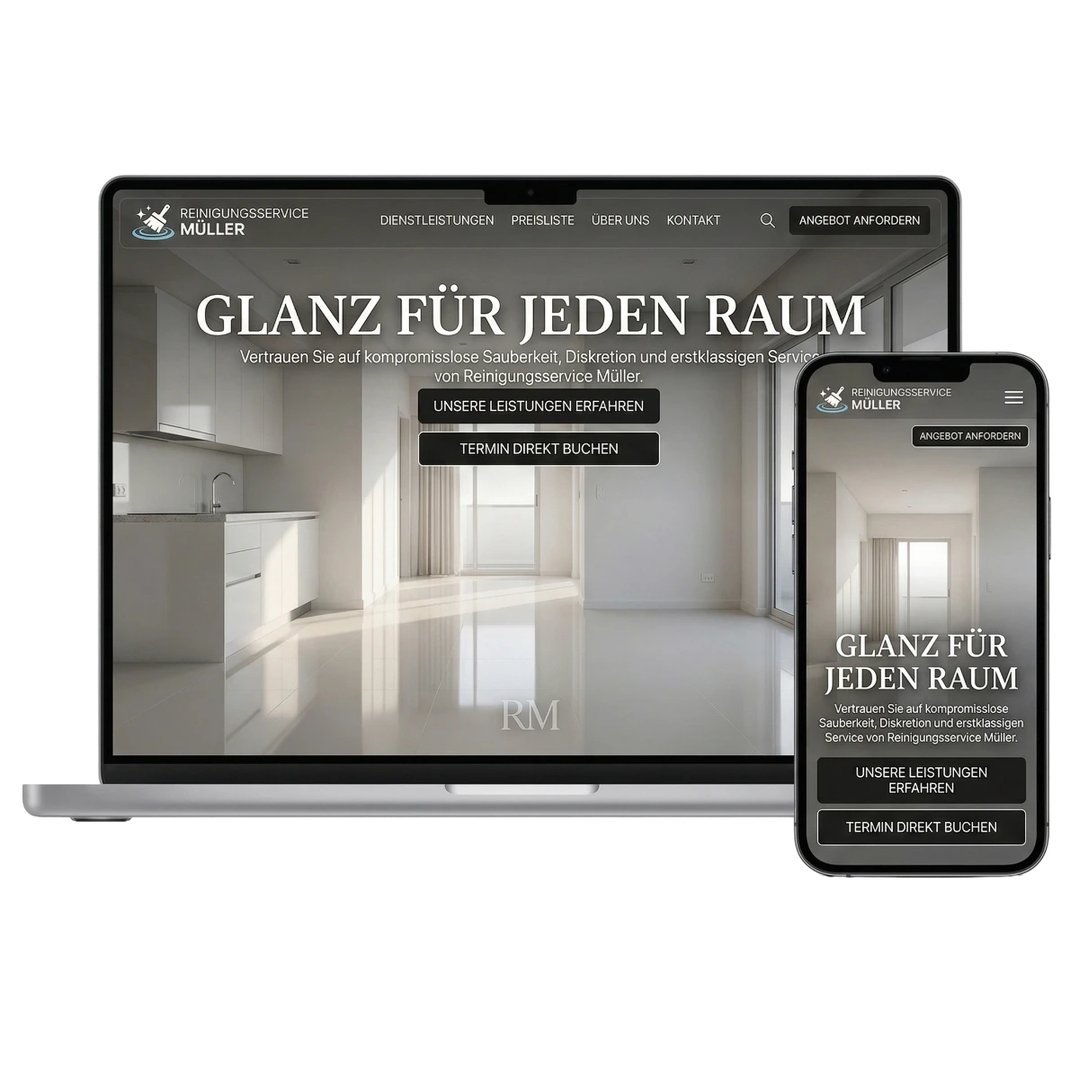 Websites für Dienstleistungsbranchen